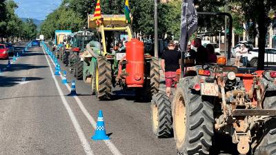 La concentración se ha realizado frente a la comisaría de los Mossos d’Esquadra de Reus. Foto: Alfredo González