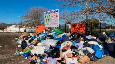 El área de emergencia de L’Arboç a principios de año. FOTO: JMB