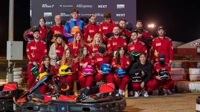 La prueba congregó a 22 streamers en el Karting El Vendrell. FOTO: Karting El Vendrell