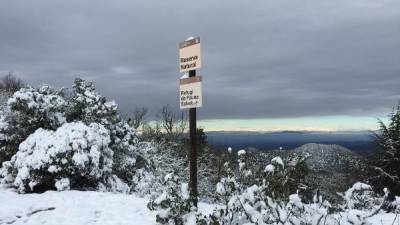 La nieve puede bajar hasta los 300-400 metros en la provincia a lo largo de este martes. Foto: DT