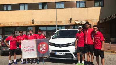 El equipo masculino del CT Tarragona. FOTO: CTT