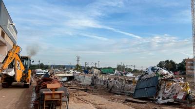 Imágenes tomadas por la expedición durante su estancia en la zona afectada. Fotos: cedidas