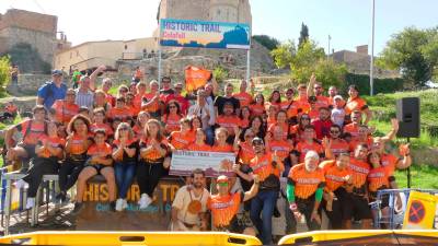 Participantes en la Històric Trail de Calafell. FOTO: JOAN GRIFOLS