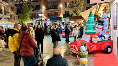 La plaza de la Vila será el epicentro de toda la actividad comercial el fin de semana. foto: MCG