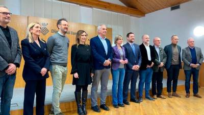 Reunión en la Diputació de Tarragona para impulsar el Área Metropolitana hace unos meses. foto: aj. de reus