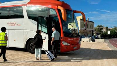 Los autobuses de Torredembarra. foto: Ajuntament de Torredembarra