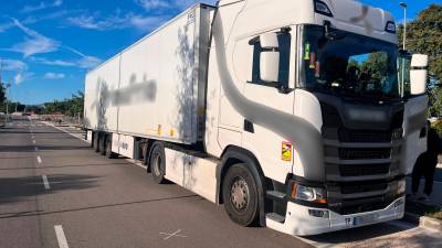 El camión hacía la ruta entre Andalucía y Alemania y viceversa. Foto: CME