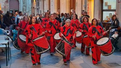 Els tambors s’han fet sentir. Foto: Marc Moreno