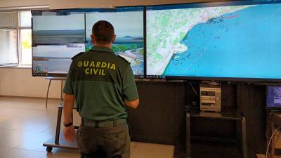 El Sistema Intergrado de Vigilancia Exterior (SIVE) que utiliza la Guardia Civil en la comandancia de Tarragona. Foto: Cedida