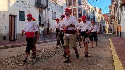 Recreación de la Batalla de Vilallonga este domingo. Foto: Laura Rovira