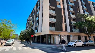 Viviendas que la Generalitat compró a La Caixa para alquiler social en Mas Iglesias. Foto: Alfredo González