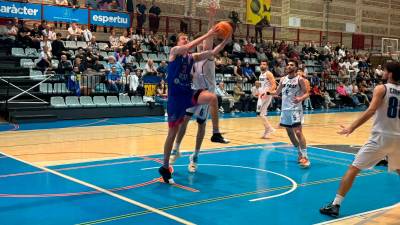 Kristensen en un partido esta temporada ante el CB Prat. foto: cedida