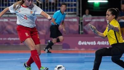 Una jugadora de la selección española, durante la competición argentina. FOTO: Buenos Aires’2018