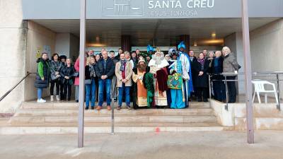 Els Reis també visitant l’Hospital Sociosanitari de la Santa Creu de Jesús, Tortosa. Foto: Ajuntament de Tortosa