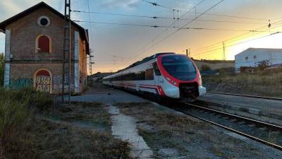 Un tren en marcha. Foto: @blogferroviario