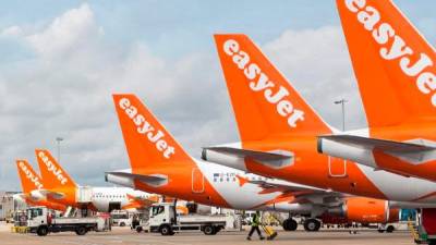 Aviones de Easyjet. Foto: Easyjet