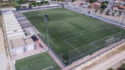 El campo del Districte V, donde el club juega sus partidos como local. Foto: DT