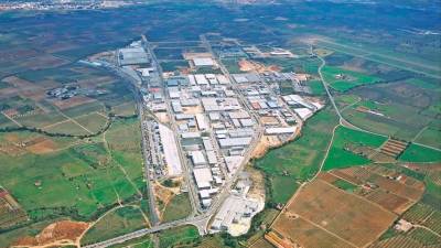 Vista aérea del polígono industrial de Constantí. Foto: Cedida por el Ayuntamiento de Constantí