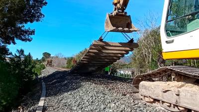 Hace un año que finalizó el desmantelamiento de la antigua vía del tren. Foto: DT