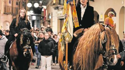 Els cavalls van tenir, ja ahir, un paper destacat. Foto: Alba Mariné