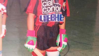 Ra&uacute;l Mar&iacute;n durante su etapa en el hockey base.