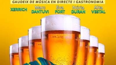 Cartell del Beerfest, al Tarraco Arena. FOTO: CEDIDA