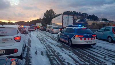 La posibilidad de nevadas pueden afectar a la circulación viaria. Foto: DT