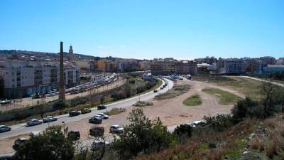 El terreno donde estaba previsto el aparcamiento del Botafoc.