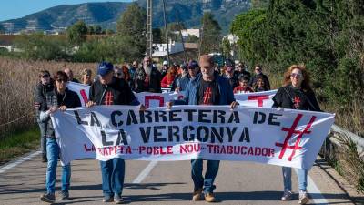 Des de la plataforma han convocat una marxa lenta aquest dissabte a quarts de deu del matí des de Poblenou del Delta. Foto: Joan Revillas