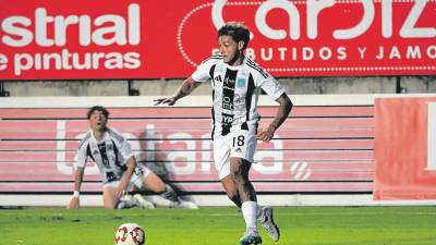 Marc Álvarez, con el Tarazona. FOTO: SD Tarazona