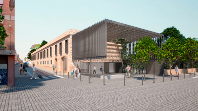 Una recreación del aspecto que tendrá el Centre Cívic Gregal, que generará una nueva plaza. Foto: Ajuntament de Reus