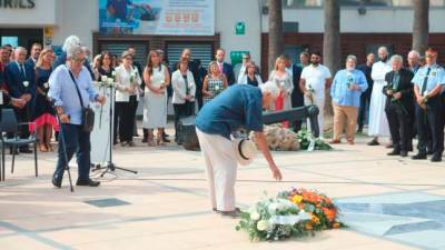 Homenaje a las víctimas de Cambrils. Foto: Alba Mariné