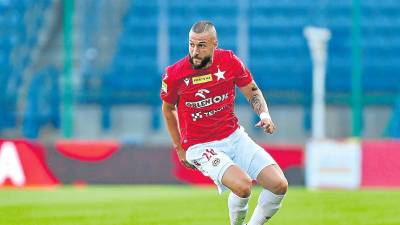 David Juncà, con el Wisla Cracovia. Foto: Wisla Cracovia