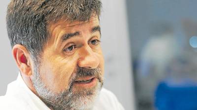 Imagen de archivo de Jordi Sànchez en una entrevista al Diari. Foto: Lluis Milian/DT