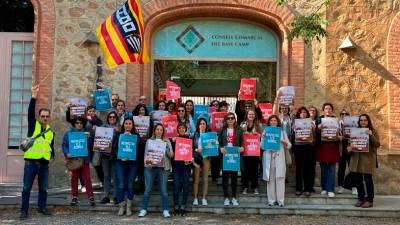 Una de les protestes dels treballadors, realitzades l’any passat. Foto. cedida