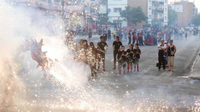 El Drac de Sant Roc tancarà les festes. Foto: Pere Ferré