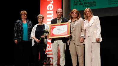 Albert Forès va rebre el premi Jove Emprenedor 2024 de la Cambra de Comerç de Valls per la iniciativa NextReef Ecosystems. Foto: Pere Ferré