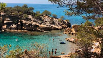 La Platja de L’Illot en L’Ametlla de Mar. Foto: Joan Revillas