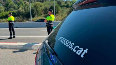 Los Mossos establecieron controles en la N-340.