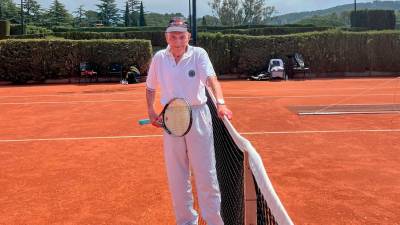 Leandro Campabadal ha hecho historia a sus 95 años. Foto: Tennis Tarragona