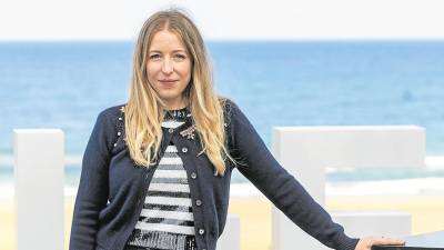 La cineasta Pilar Palomero durante su paso por el Festival de San Sebastián. Foto: EFE/Javier Etxezarreta