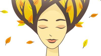 FOTO: GETTY IMAGESVector illustration of the woman in an image of autumn