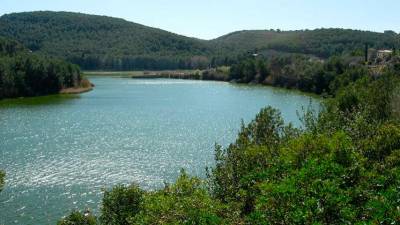 Imagen del pantano de Foix. Foto: Protecció Civil