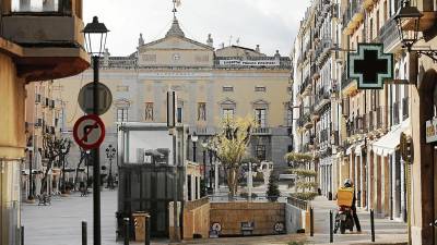 La Plaça de la Font, donde se halla el Ayuntamiento. FOTO: Pere Ferré