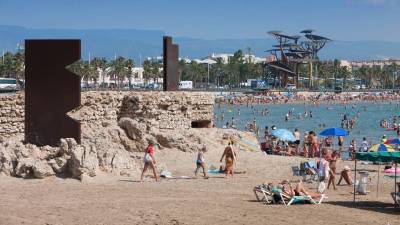 La playa del Racó de la Pineda. Foto: Cedida