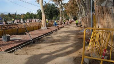 La reforma y recuperación del paseo de la Boca de la Mina es uno de los grandes proyectos que ahora se están realizando. FOTO: FABIÁN ACIDRES