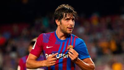 Sergi Roberto celebra uno de los goles conseguidos esta temporada FOTO: EFE