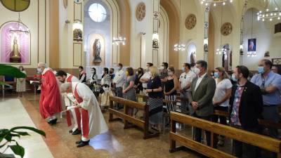 L’alcaldessa i els regidors a la Missa Major de Sant Pere. FOTO: FABIÁN ACIDRESL’ORQUESTRA PENSYLVANIA DURANT LA REVETLLA PEL PORT. FOTO: CEDIDA