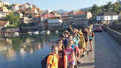 Jóvenes de la diócesis hicieron el Camino de Santiago hace dos años, en 2015. Foto: DELEJOT