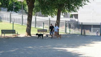 El área de recreo del Parc Sant Jordi es concurrido por vecinos que viven en el centro de Reus. FOTO: FABIÁN ACIDRES